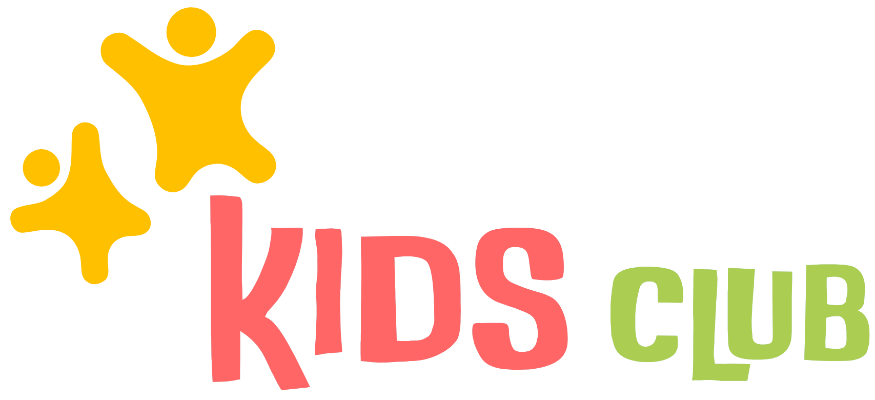 Blue and Yellow Playful Kids Club Logo